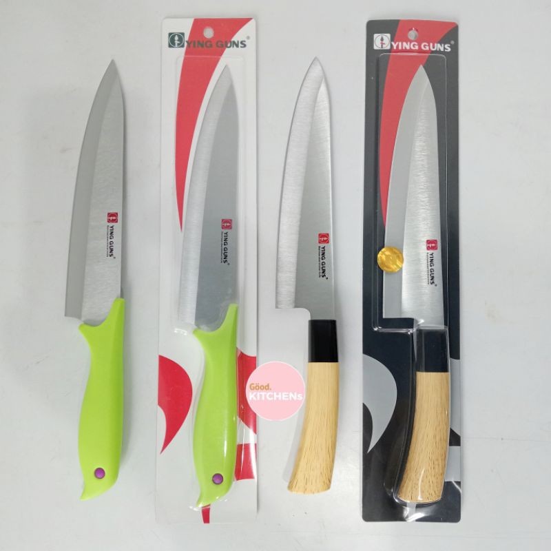 G187 PISAU GOLOK YING GUNS 8INCH ORIGINAL PISAU DAPUR SUPER TAJAM PISAU DAGING