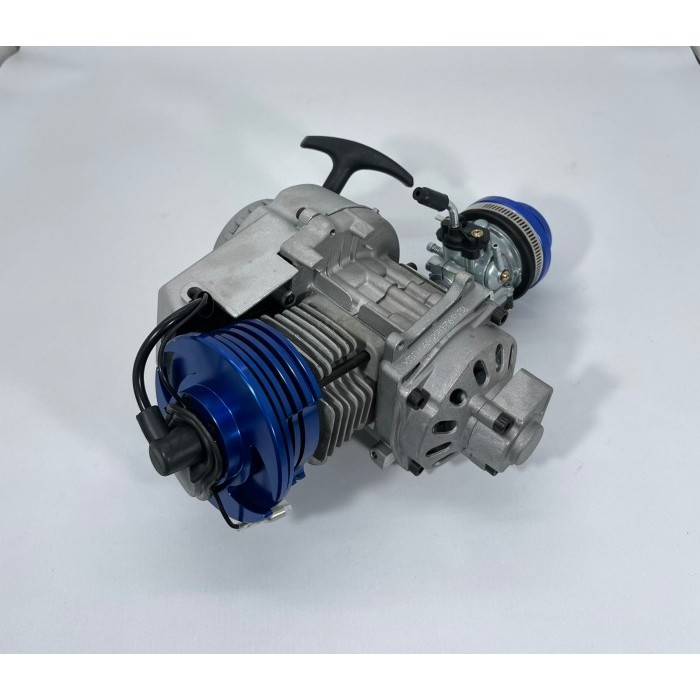 Eddie Engine - Mesin Racing 44-6 Head CNC Mini Gp - Scooter 50cc 2Tak - Biru