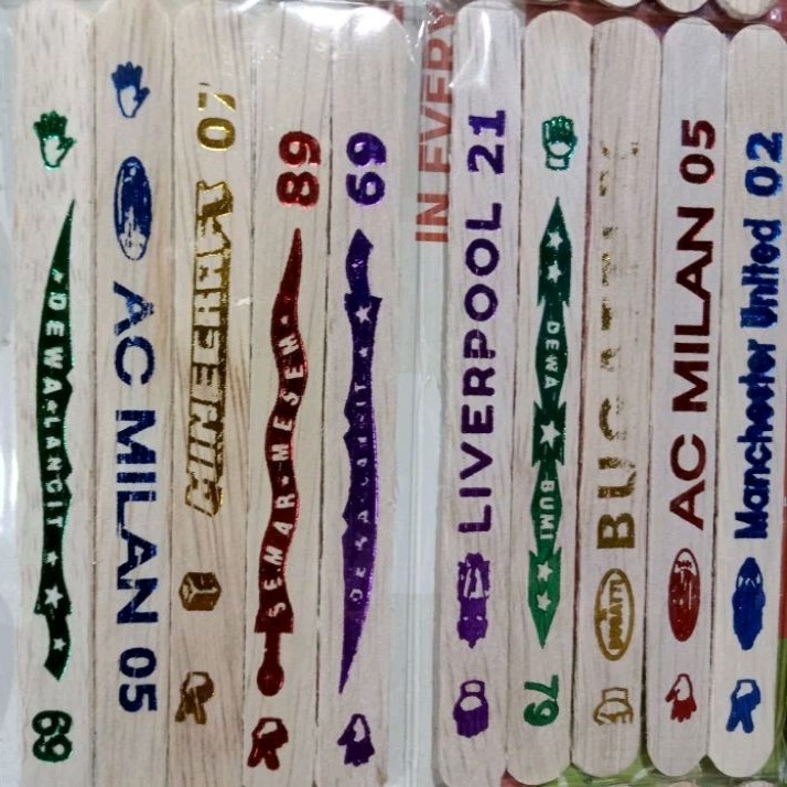 MAINAN STIK KAYU BERGAMBAR