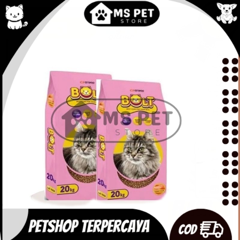 Makanan Kucing Bolt Cat Salmon 20kg