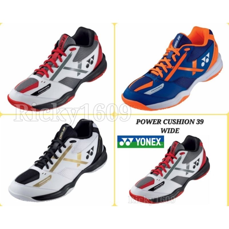 SEPATU BADMINTON YONEX SHB 39 WEX / SHB 39 WIDE - POWER CUSHION - ERGOSHAPE - ORIGINAL YONEX SUNRISE