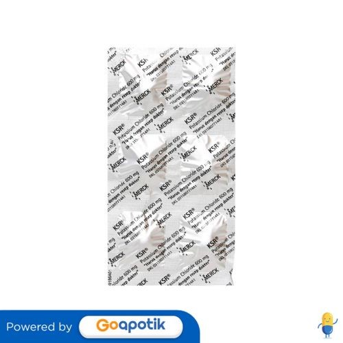 Ksr 600 Mg Strip 10 Tablet / Defisiensi Kalium