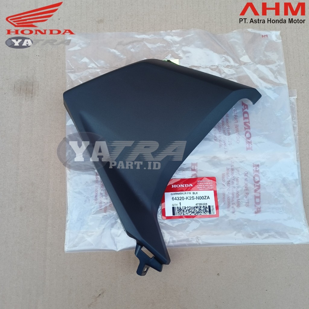 Garnish R cover sayap kanan depan Vario 160 K2S ORI AHM