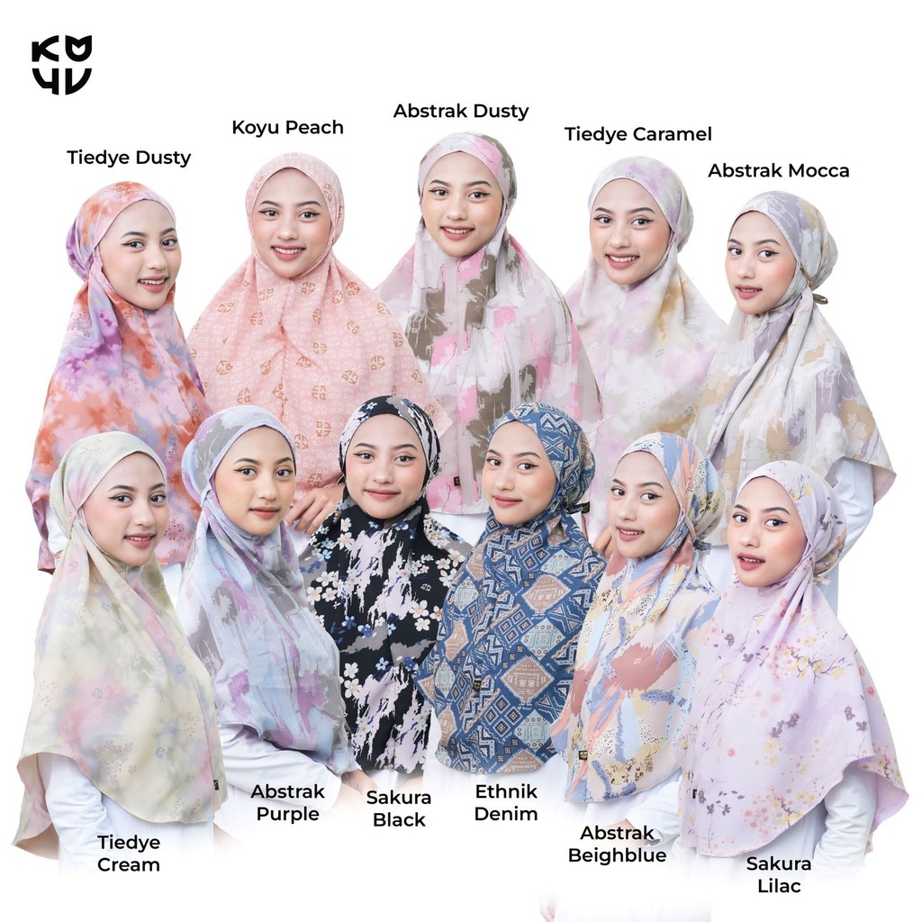 BERGO MOTIF SHERIL by Koyu Hijab