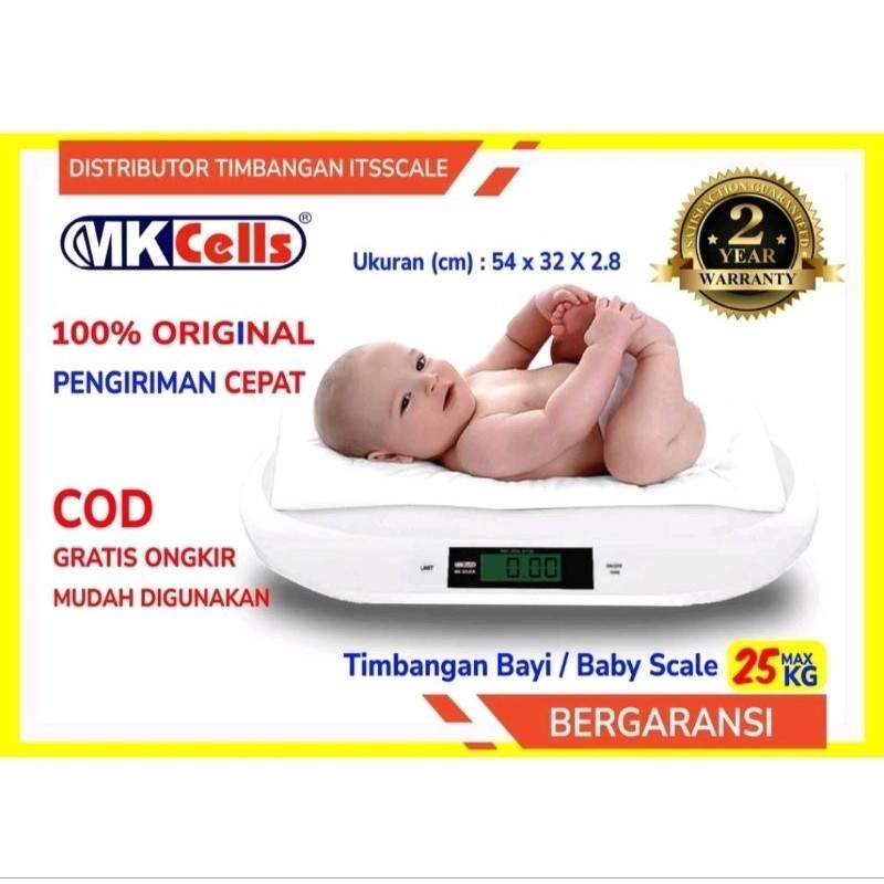 Timbangan bayi digital dan Ukur Tinggi Badan