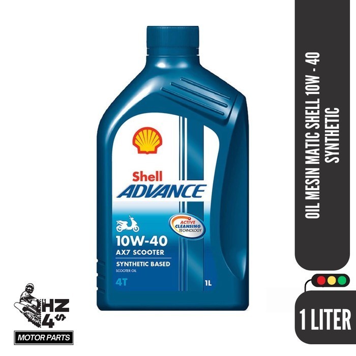 Oli Mesin Matic Honda Beat Merk Shell AX7 10W-40 1 Liter
