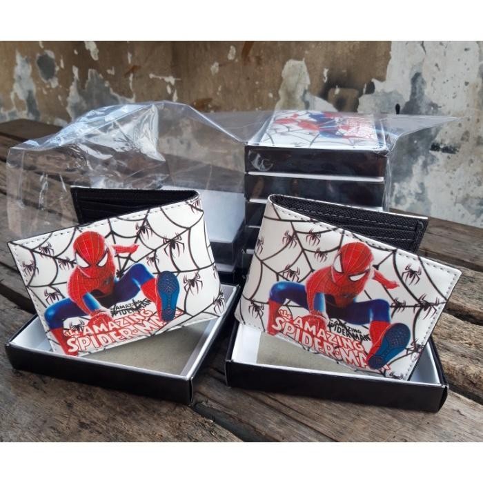 Buat anak Dompet Lipat Pria Dompet Anak Karakter Spiderman