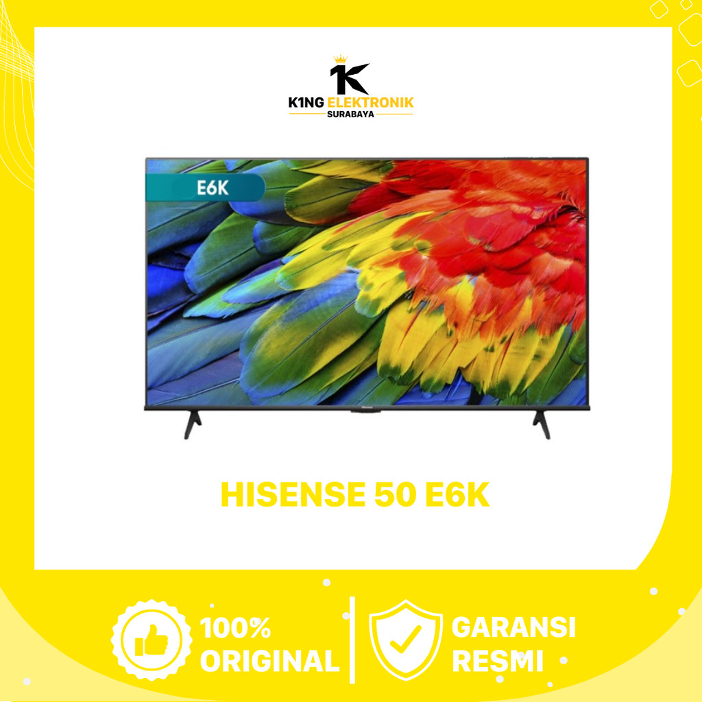 LED HISENSE 50 INCH SMART TV - 50 E6K