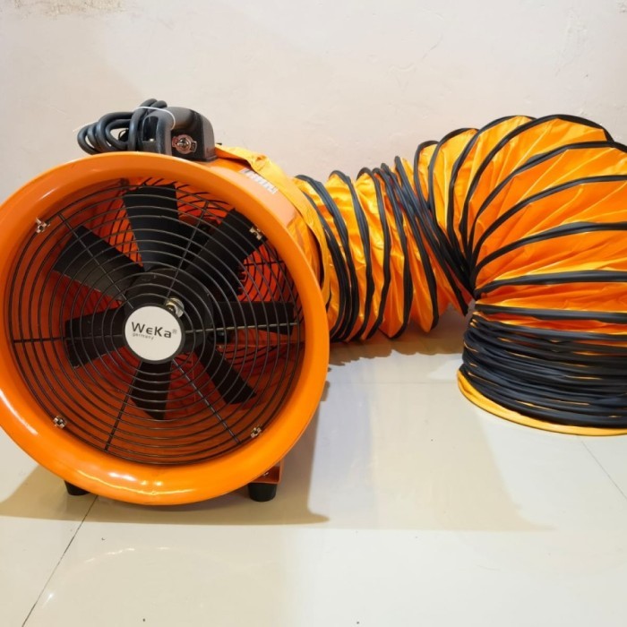 PORTABLE VENTILATOR 8 INCH / KIPAS BLOWER VENTILATOR / EXHAUST 8" WEKA ORI