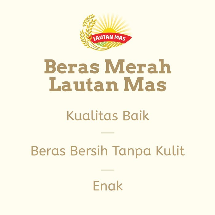 

PAKET DIET BUNDLING Lautan Mas Beras Merah 2KG - 2PCS