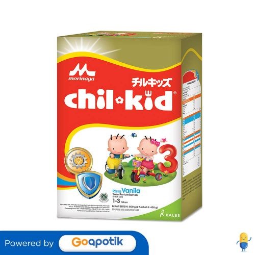 

Morinaga Chil Kid Gold 3 Susu Formula Usia 1-3 Tahun Rasa Vanila 800 Gram Dus