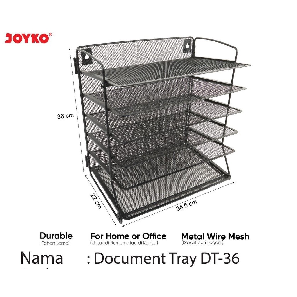 

Document Tray Wadah Dokumen Joyko Dt-36 6 Tier Tingkat