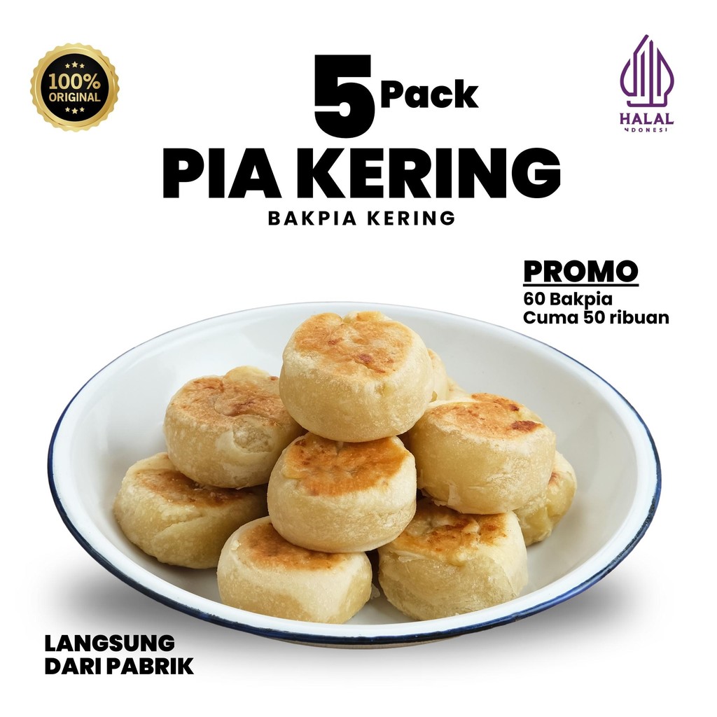 

5 PACK BAKPIA KERING KACANG IJO KUPAS ISI 60 BAKPIA BAKPIA KERING KACANG IJO KUPAS BAKPIA MURAH PIA MURAH BAKPIA