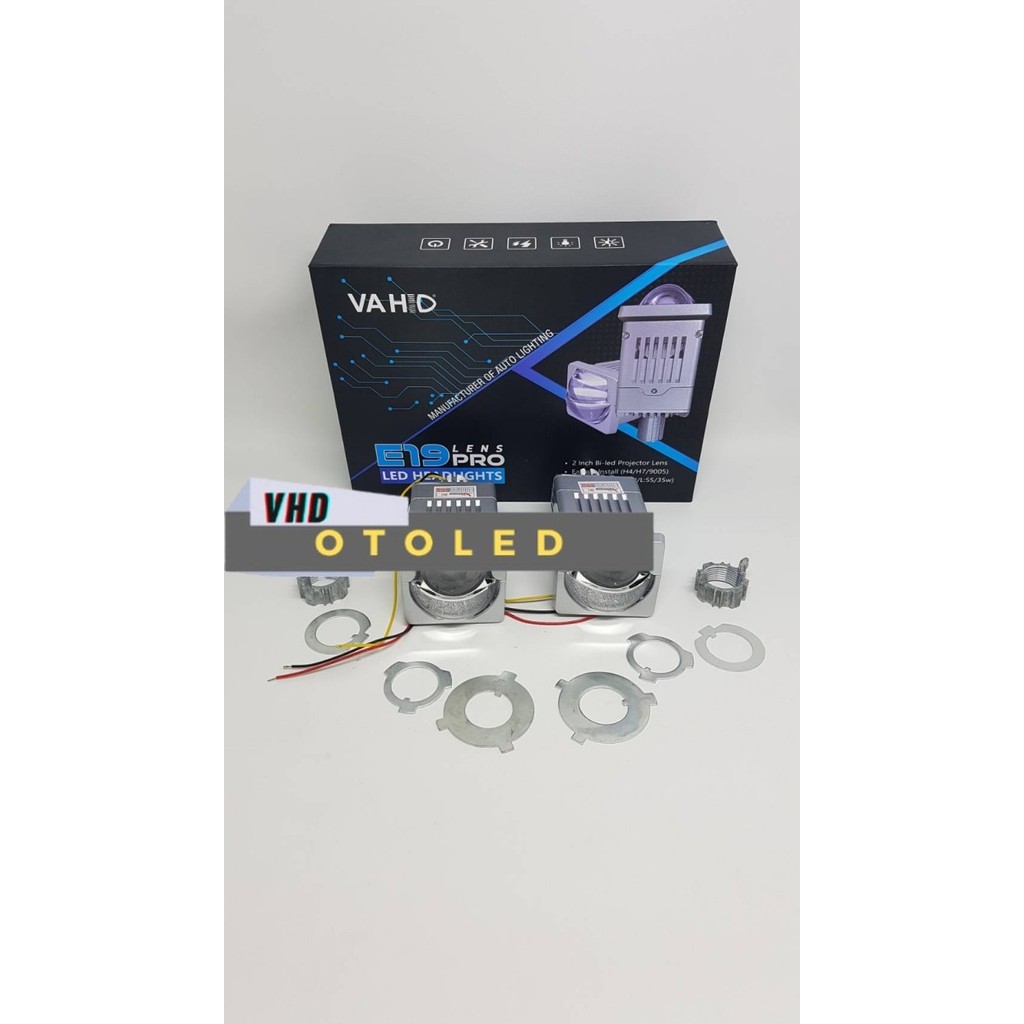 BiLed Sniper Projector Projie Bi-LED Led Biled Vahid E19 Pro Sepasang