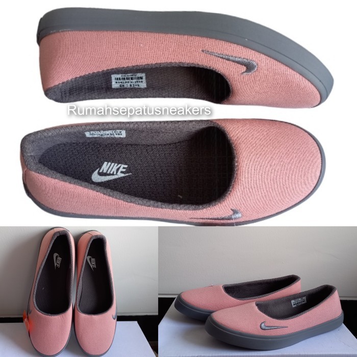 PROMO - sepatu slip on cewek. Nike slop. Nike slip on. sepatu casual wanita.
