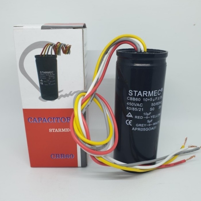 Capasitor Kapasitor mesin cuci polytron 5 + 10