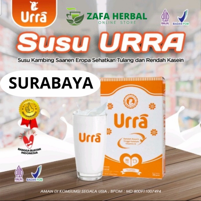 

Susu URRA Susu Kambing Premium Saneen Eropa isi 200 gram