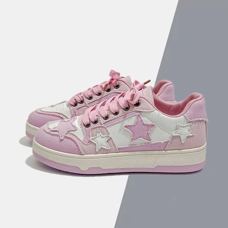 SEVEN_DAY SEPATU SNEAKERS WANITA DOODLE ART KOREA SPORT SHOES HZ-510