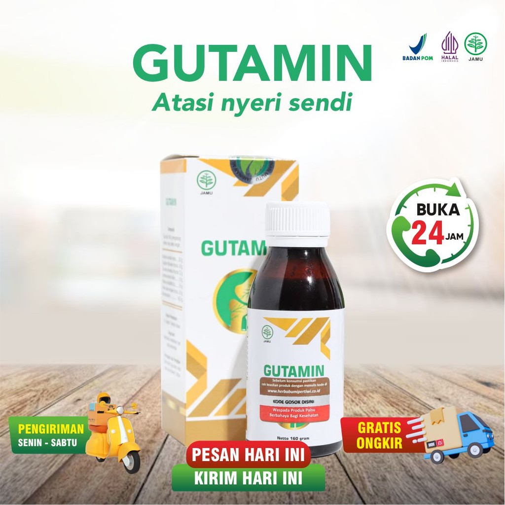 GUTAMIN Madu Herbal Original Berat Bersih 175 Gram