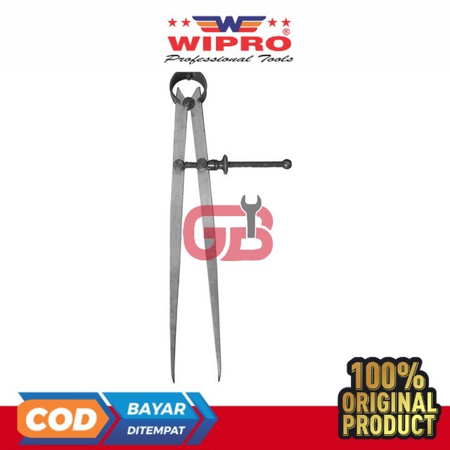 Jangka Bubut Lurus  4"  6" Wipro