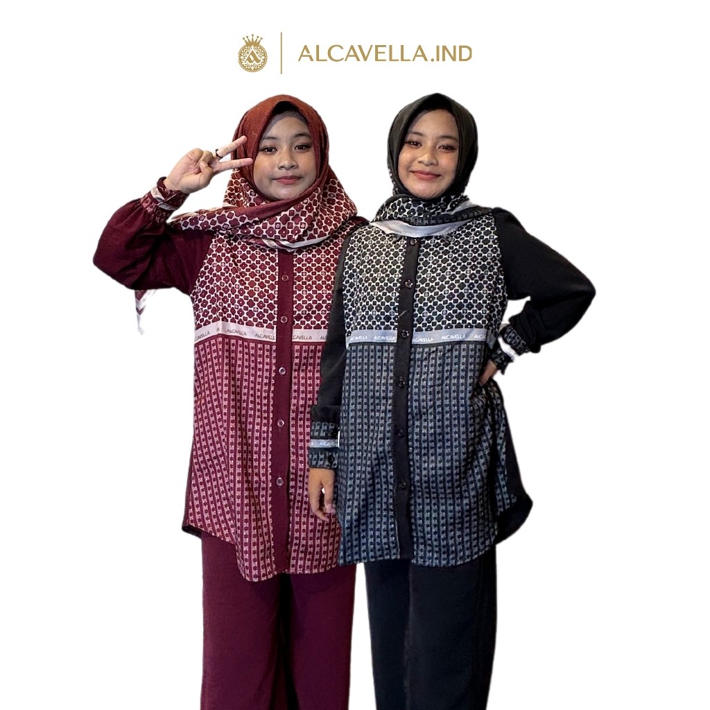 ALCAVELLA FASHION | LOVIA KIDS ONE SET | SEMUA WARNA | ONE SET ANAK PEREMPUAN | ONE SET MUSLIM | ONE