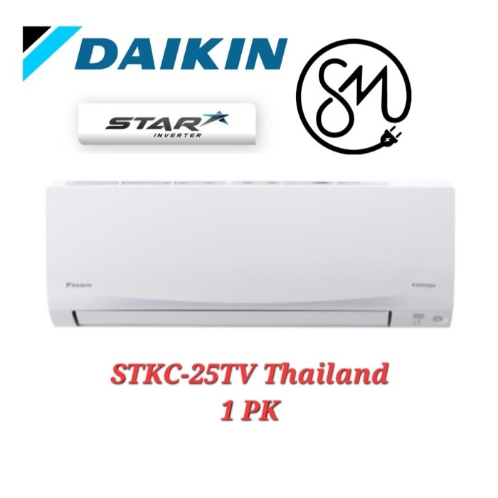 AC Daikin 1 PK STKC-25TV Thailand Star Inverter FTKC25TVM4