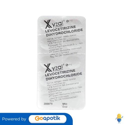 Xyzal 5 Mg Strip 10 Tablet