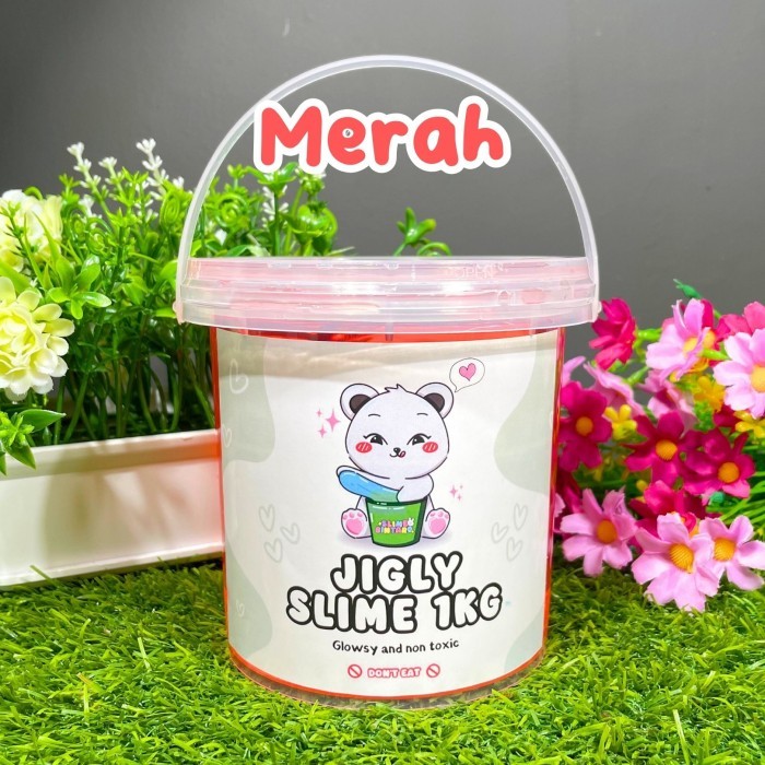 ONES SLIME JIGGLY 1000 ML BY SLIME BINTARO || SLIME JIGGLY 1000 ML TERMURAH - JIGGLYMERAH1KG