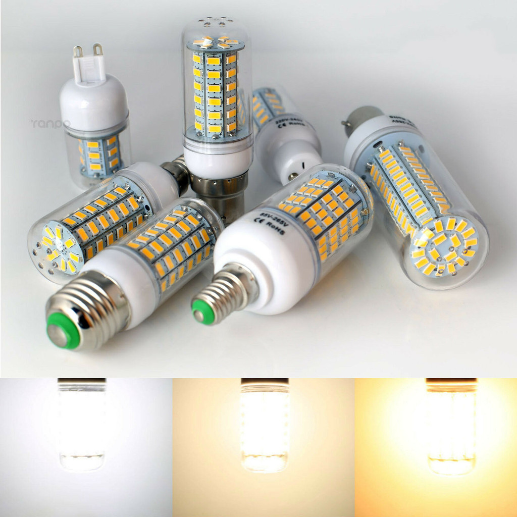 7W-25W LED Corn Light Bulbs E27 E14 B22 G9 GU10 Screw Bayonet Base 24/36/48/56/69/108 LED Bulbs Lamp