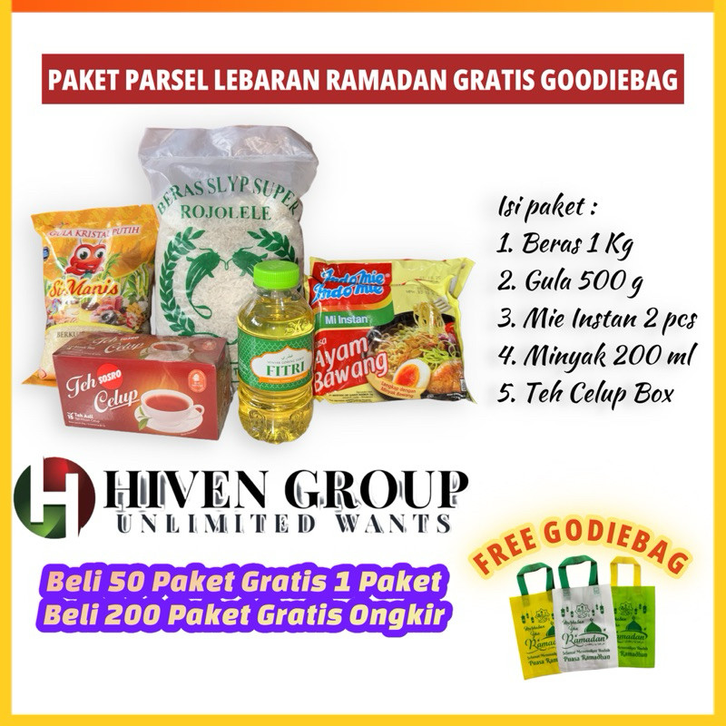 

PAKET PARSEL LEBARAN BERKAH RAMADHAN GRATIS GOODIEBAG