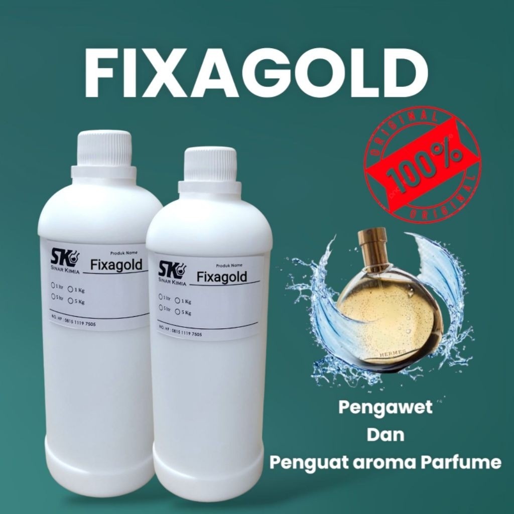 Fixagold - Fixative 1 Liter - penguat aroma parfume
