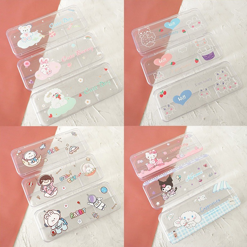 

PENCIL CASE / TEMPAT PENSIL TRANSPARANT