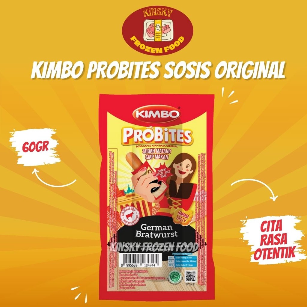 

KIMBO PROBITES SOSIS ORIGINAL 60GR