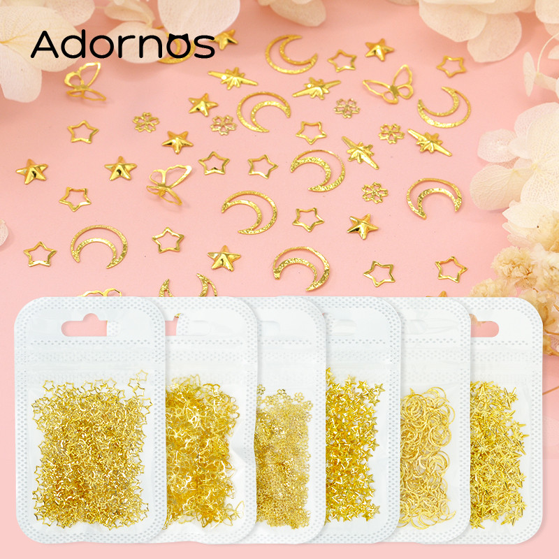 

5g Epoxy Resin Accessories Metal Rivet Shell Fillings Star Moon Butterfly Love Heart Resin Glitter Fillers DIY Craft Supplies