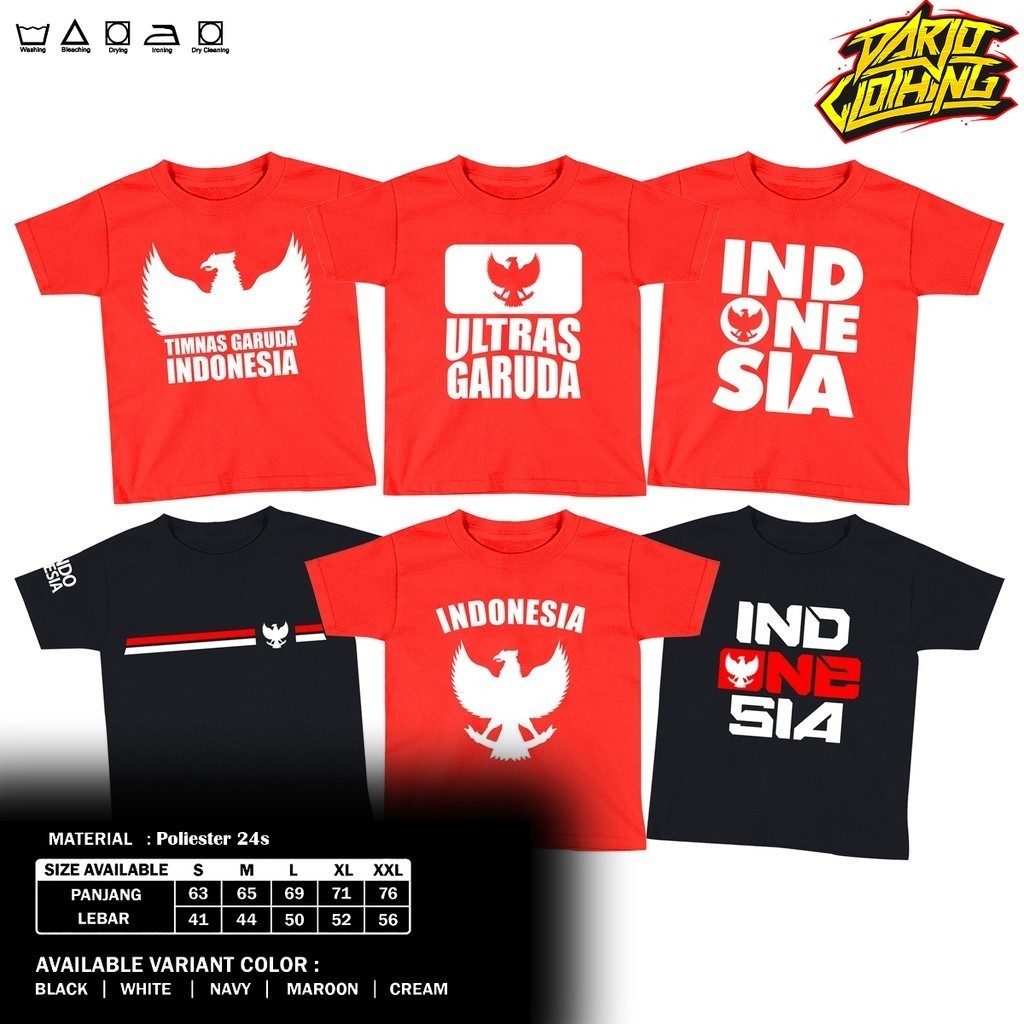 Kaos Anak Timnas Indonesia Kaos Couple Anak Timnas Garuda Indonesia Kaos Ultras Garuda