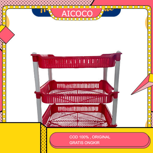 AICOCO HOUSEWARE - RAK SUSUN III NO. 12 GM - GM RS312 PECAH BELAH