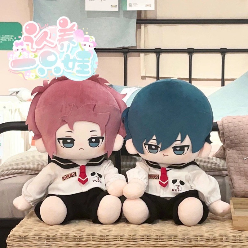 Anime BLUE LOCK Rin Itoshi -igiri Hyoma 40CM Attribute Plush Doll Cartoon Cotton Mascot Ornament Stu