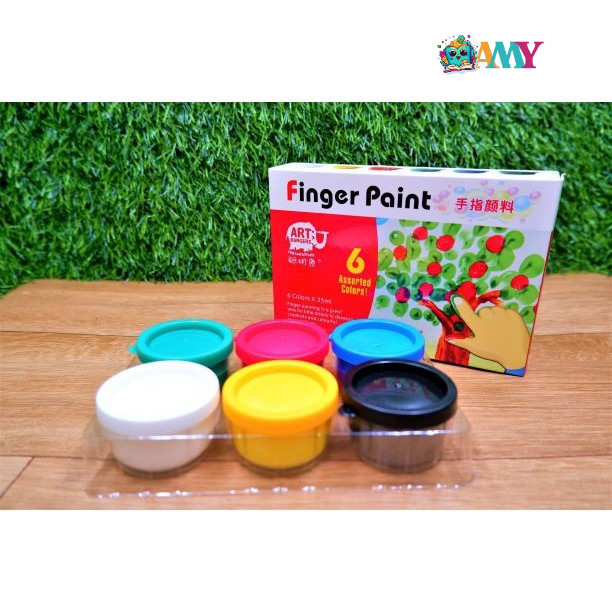 

POP 1 FINGER PAINT 6CX35ML AMY STASIONARY