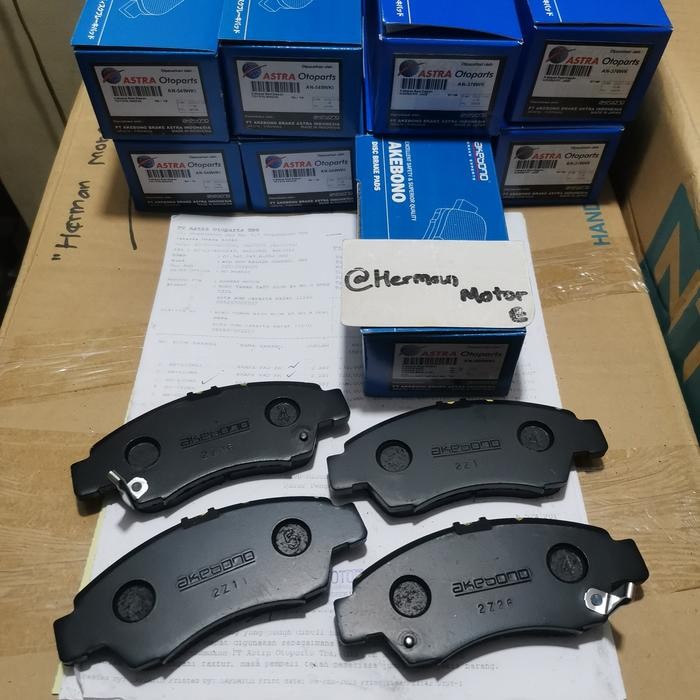 Kampas Rem depan brake Pad Akebono Honda brio Jazz gd3 City gd8