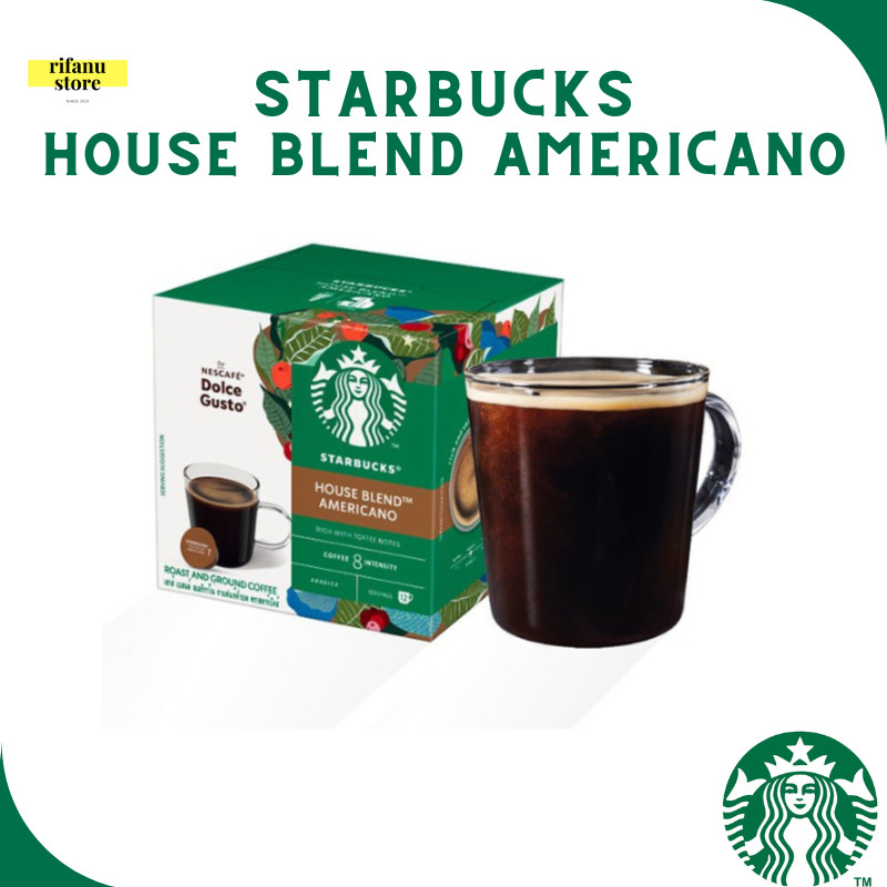 

JAMIN MURAH !!!Nescafe Dolce Gusto Starbucks Americano House Blend Coffee Capsule(BISA LANGSUNG ORDER)