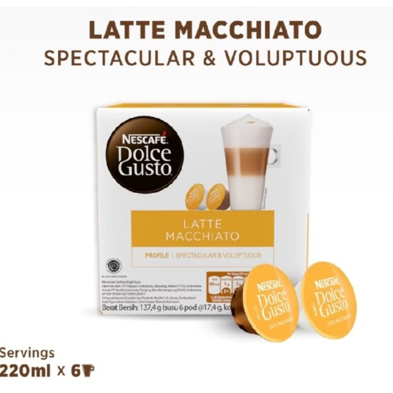 

JAMIN MURAH !!!NESCAFE DOLCE GUSTO isi 12pod=6Gelas(BISA LANGSUNG ORDER)