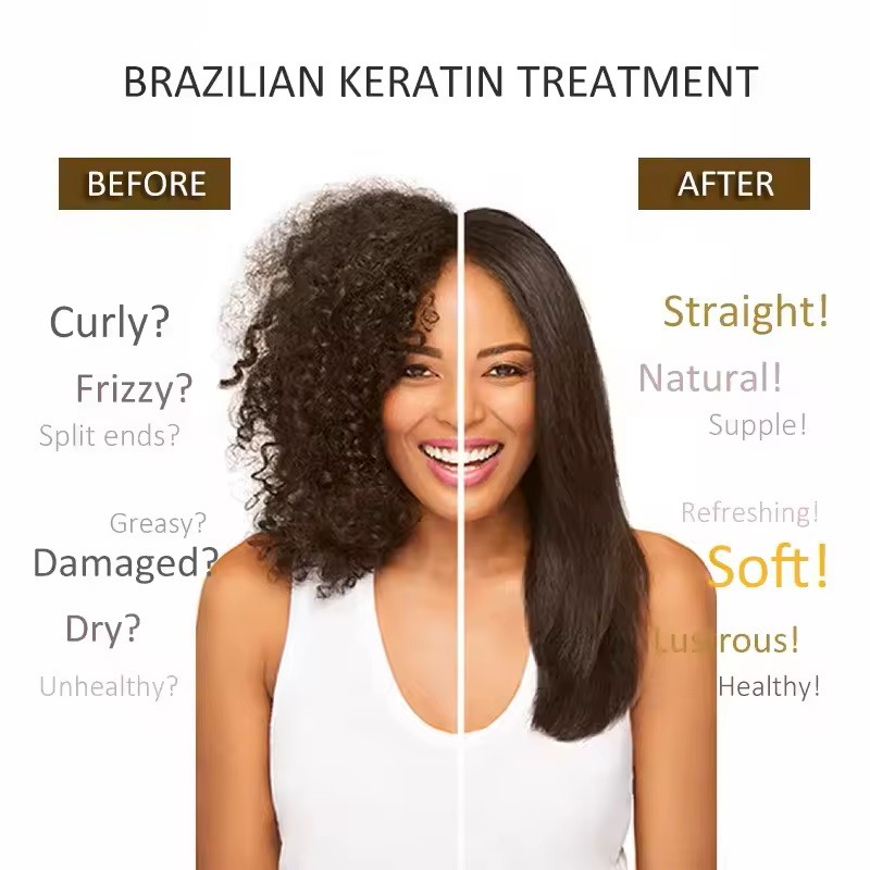 Pelurus Rambut Keratin Purc Keratin Rambut Rusak Dan Kering Keratin Pelurus 1000ml Keratin Treatment