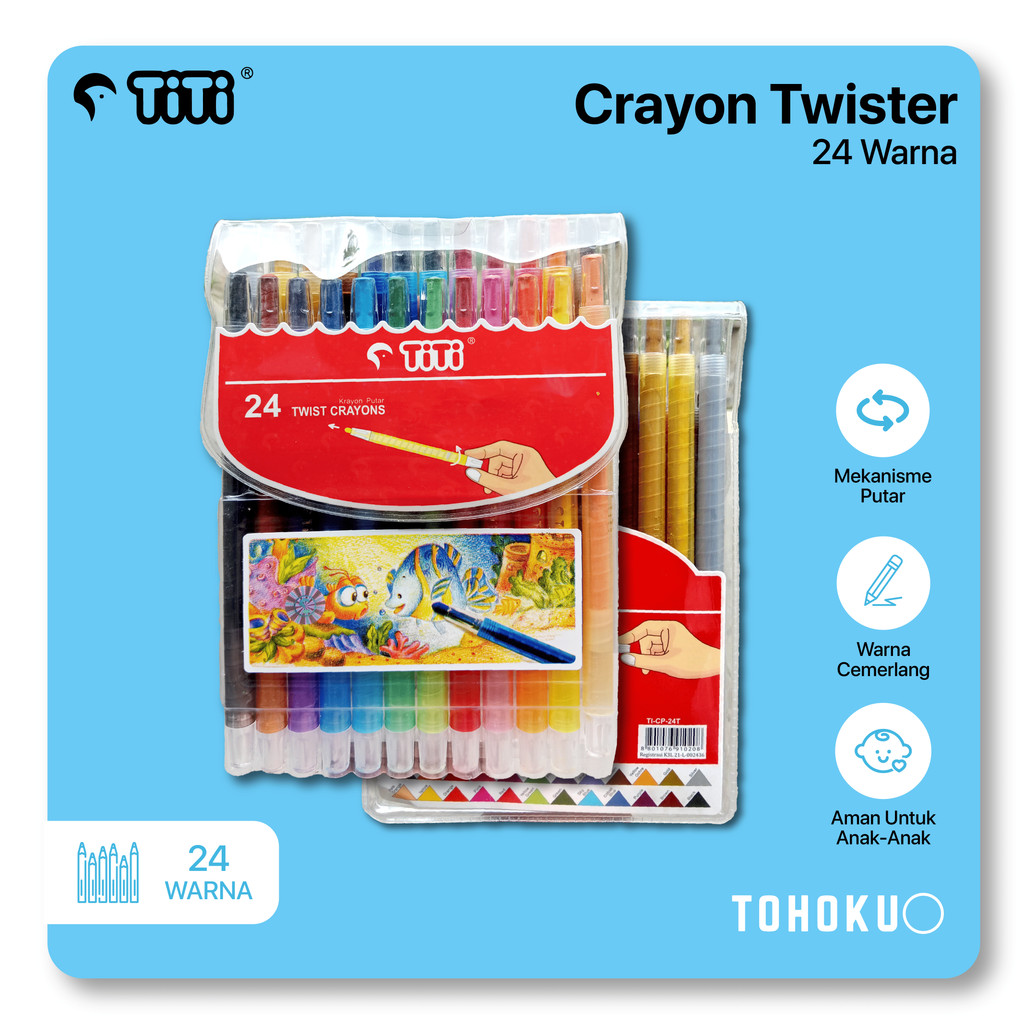 

Titi - Crayon Putar isi 24 Panjang
