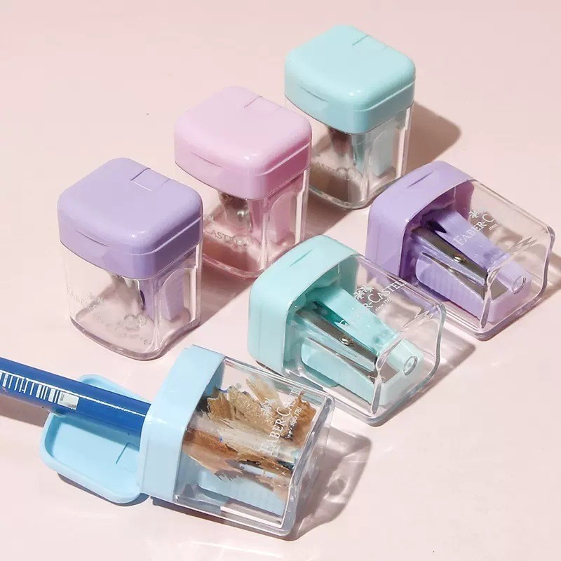

Faber Castell Pencil Sharpener for School Students Garbage-shape Children Small Pencil Color Pencil Sharpener School Supplies