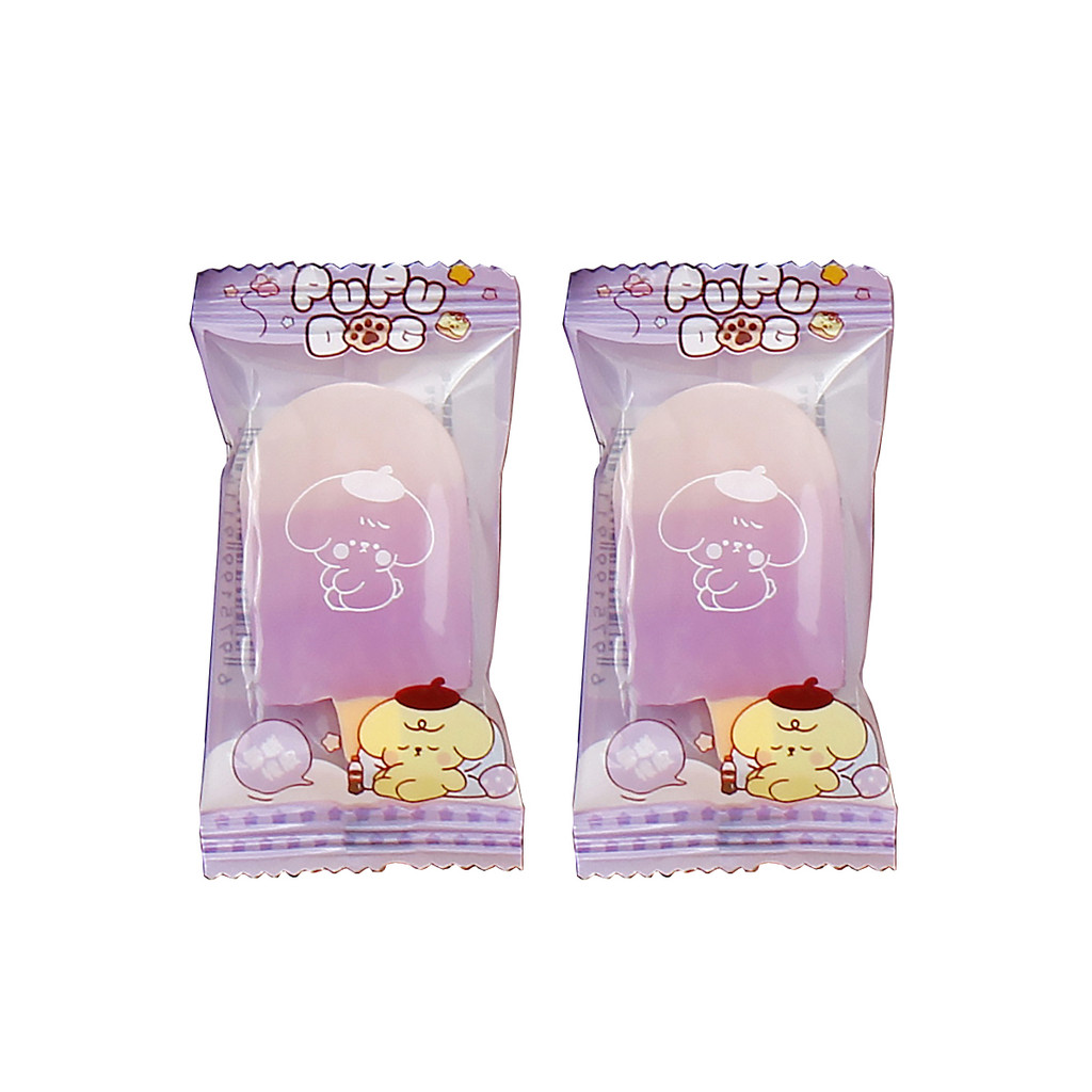 

1/2/4pcs Cartoon dog ice cream shaped eraser, school office graffiti, exam art painting, teacher, friend, return to school gift