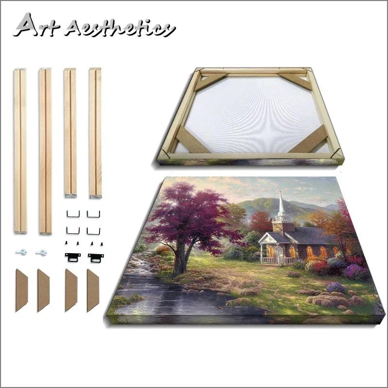 

Solid Wood Frame, Photo, Diamond Painting, Canvas Painting Frame, DIY Frame, Log Sycamore 30X40, 40x50, 50x50,40X60,50x60,60x60