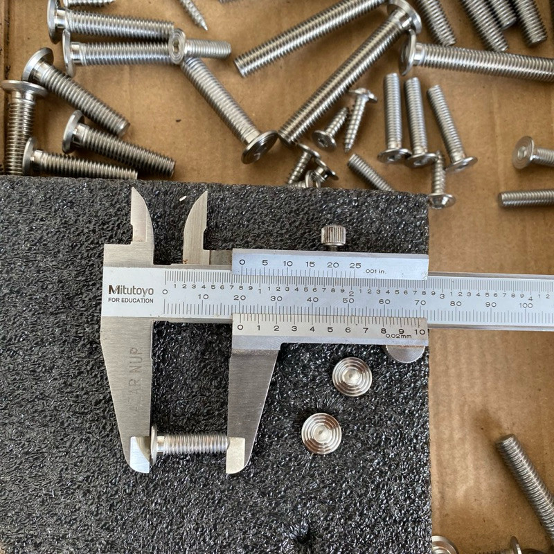 baut l stainless m5 baut 8 panjang 2cm