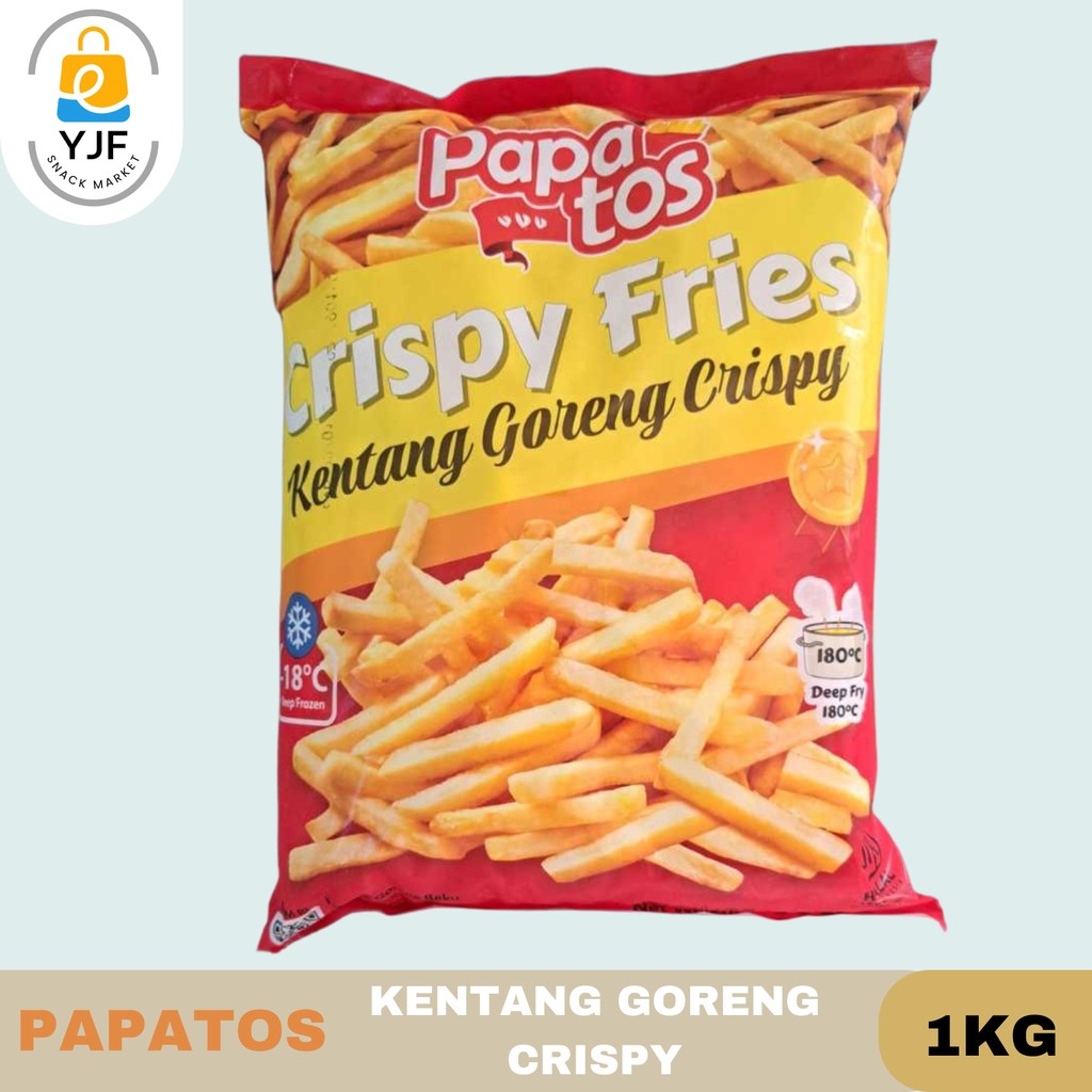

Papatos Crispy Original / French fries Kemasan 1kg