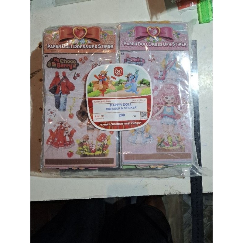 

Paper Doll Dressup & Stiker DG 10pc