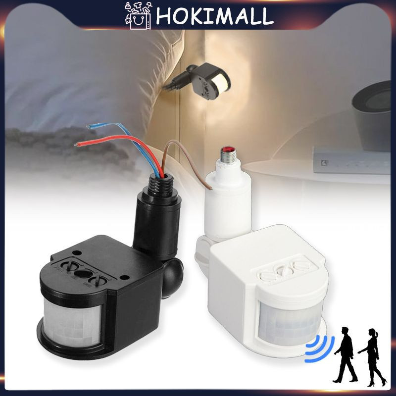 Ac110v-260v Sensor Gerak Inframerah/Saklar Otomatis Sensor Cahaya/Saklar Lampu Otomatis Sensor Gerak